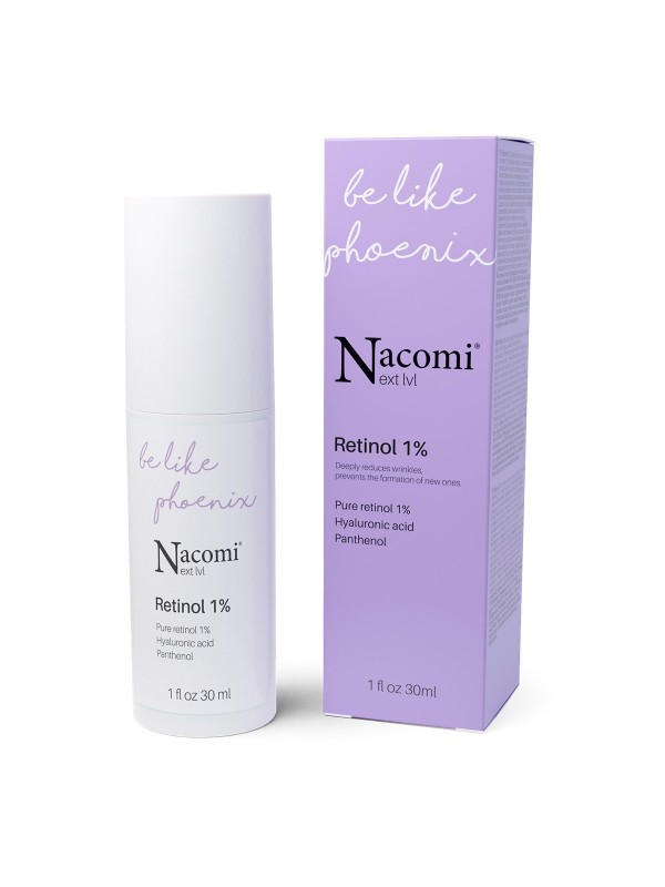 Nacomi Next Level Night face Serum with pure Retinol 1% 30 ml