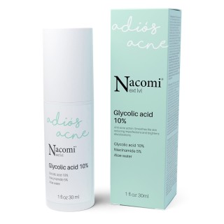 Nacomi Next Level Peeling Night Face Serum with Glycolic Acid 10% 30 ml