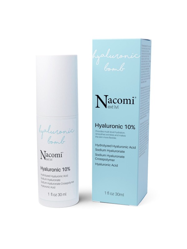 Nacomi Next Level Face Serum with Hyaluronic Acid 10% 30 ml