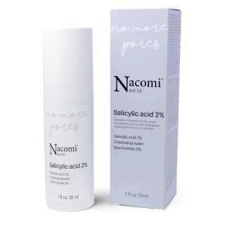 Nacomi Next Level Złuszczające Serum do twarzy na noc z kwasem salicylowym 2% 30 ml