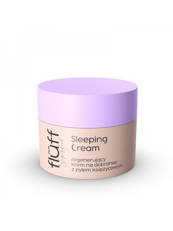 Fluff Sleeping Cream Regenerating face cream for bedtime with moon dust 50 ml