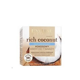 Eveline Rich Coconut Kokosowy Krem do twarzy nawilżający 50 ml