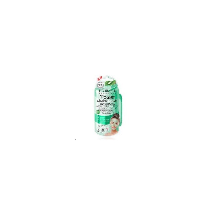 Eveline Power Shake Mask Purifying Bio Mask - peeling with probiotics 5in1 10 ml
