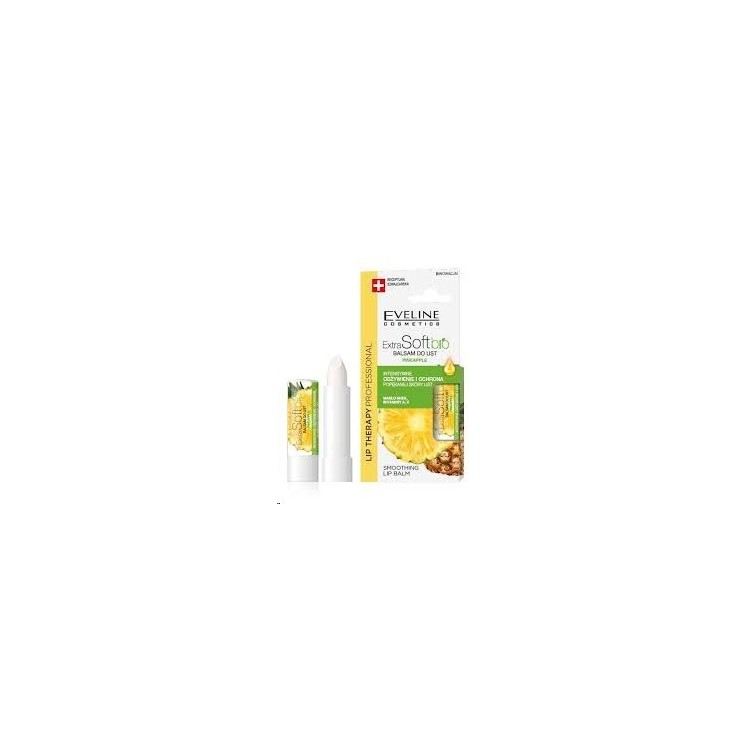 Eveline Lip Therapy Professional Balsam ochrony do ust Extra Soft Bio Ananas 4 g