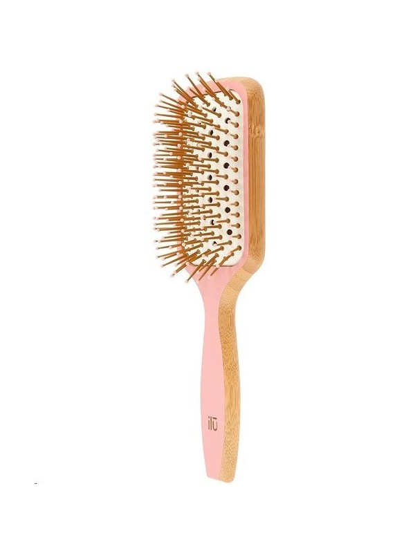 ILU Bamboo Hair Brush Sweet Tangerine 1 piece