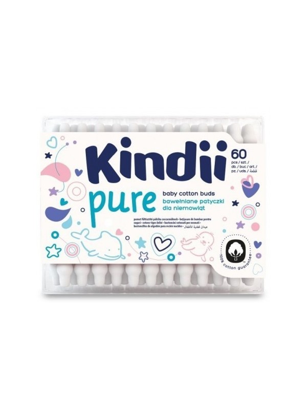 Cleanic Kindi Sticks for children and babies 60 pieces