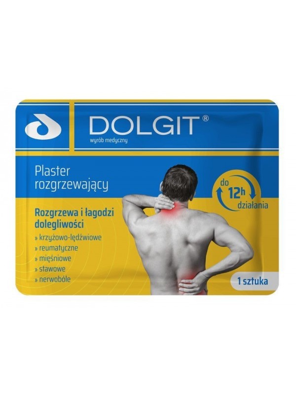 Dolgit Plaster rozgrzewający 10 cm x 13 cm 1 sztuka