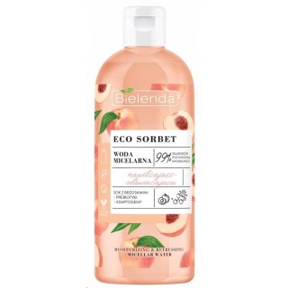 Bielenda ECO SORBET Woda micelarna nawilżająco-odżywcza Brzoskwinia 500 ml