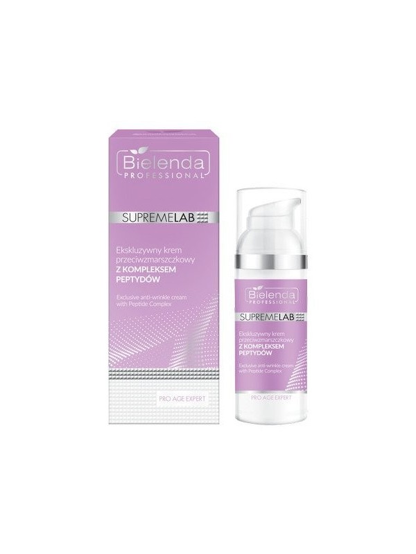 Bielenda Professional SUPREMELAB Pro Age Expert Exclusive anti-wrinkle cream with a complex of peptides 50 ml