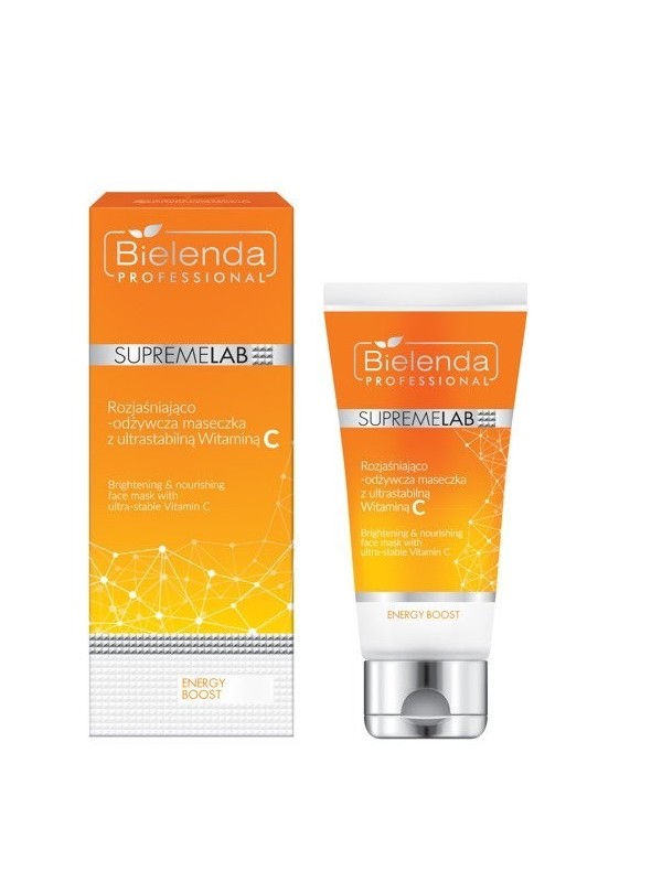 Bielenda Professional SUPREMELAB Energy Boost Brightening and nourishing mask with ultra-stable Vitamin C 70 ml