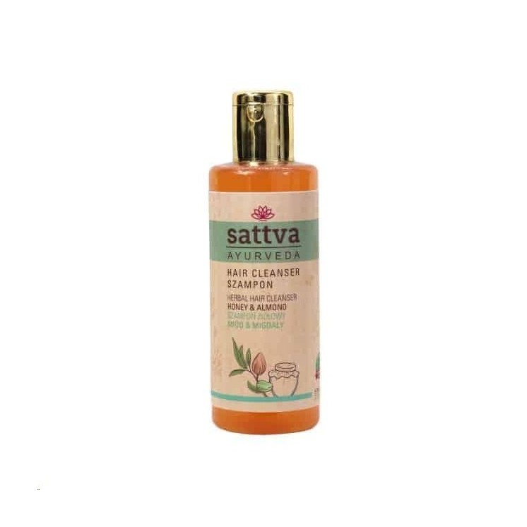Sattva Ayurveda Herbal Shampoo Honey & Almonds 210 ml