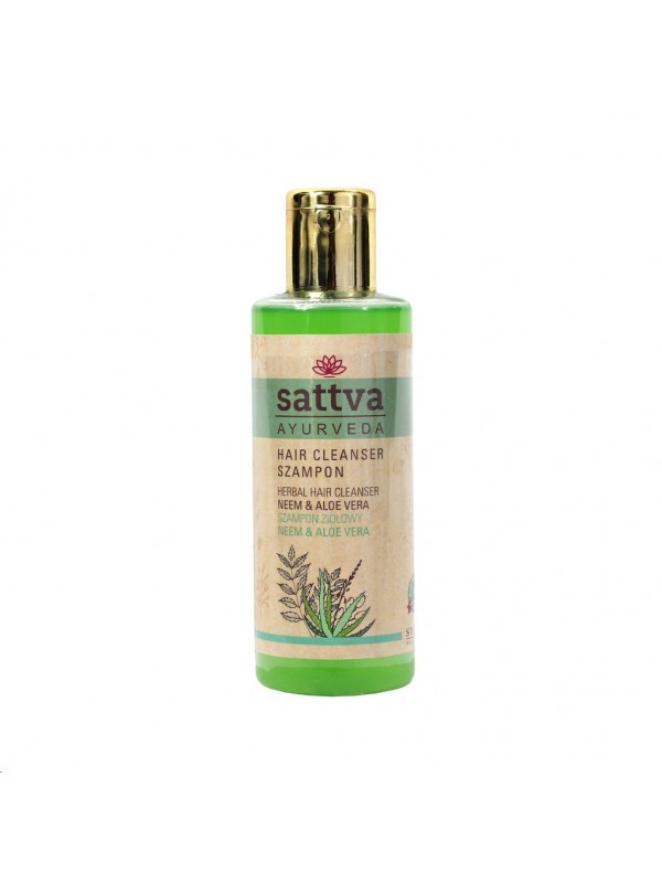 Sattva Ayurveda Herbal Shampoo Neem & Aloe Vera 210 ml