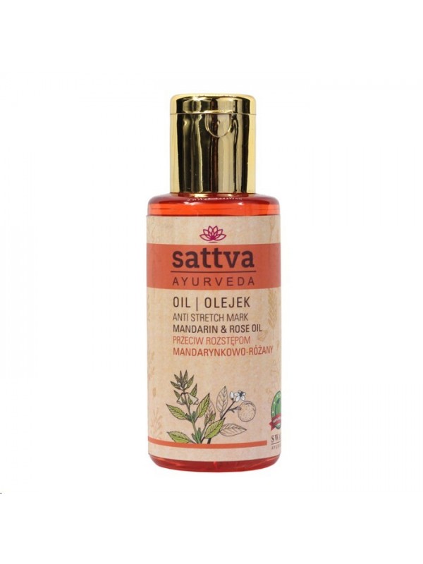 Sattva Ayurveda Oil against stretch marks Tangerine and rose 100 ml