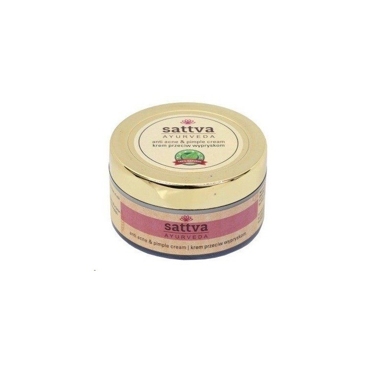 Sattva Ayurveda Ziołowy Krem do twarzy przeciw wypryskom 50 g
