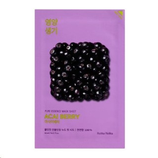 Holika Holika Pure Essence Mask Sheet - Face sheet mask with Acai fruit extract 23 g