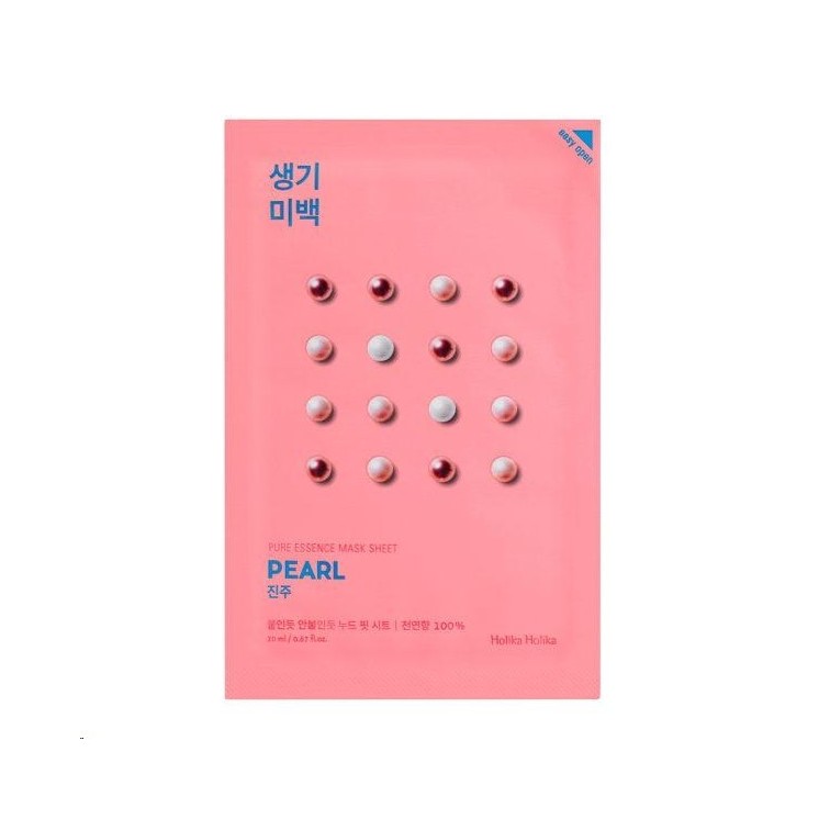 Holika Holika Pure Essence Mask Sheet - Face sheet mask with Pearl extract 23 g