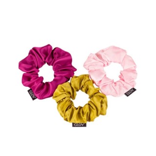 GLOV Scrunchie Pink Gumki do włosów 3-pak