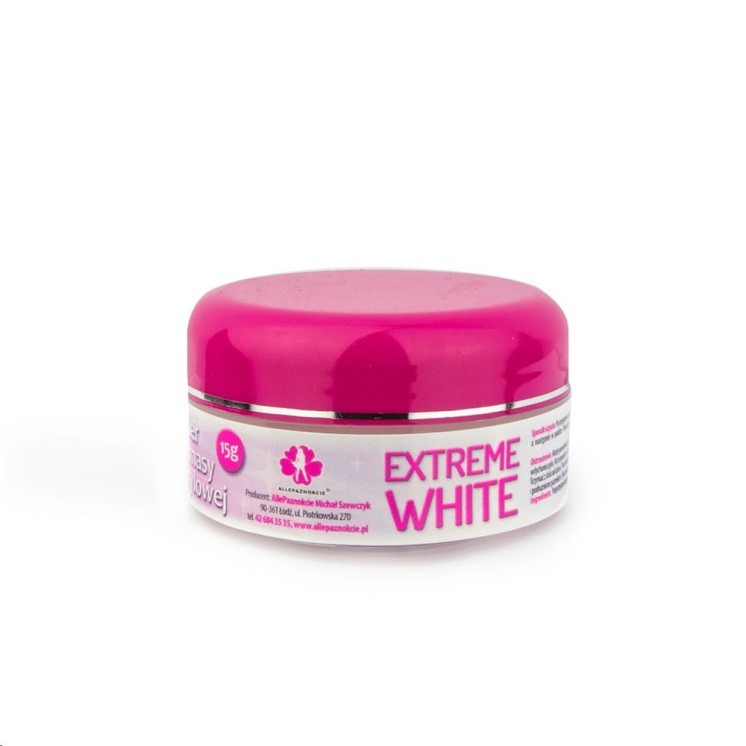 MollyLac Akryl do paznokci Extreme White Super Jakość 15 g