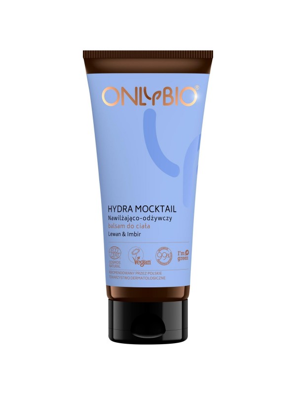 ONLYBIO Hydra Mocktail Balsam do ciała nawilżająco-odżywczy Lewan & Imbir 200 ml