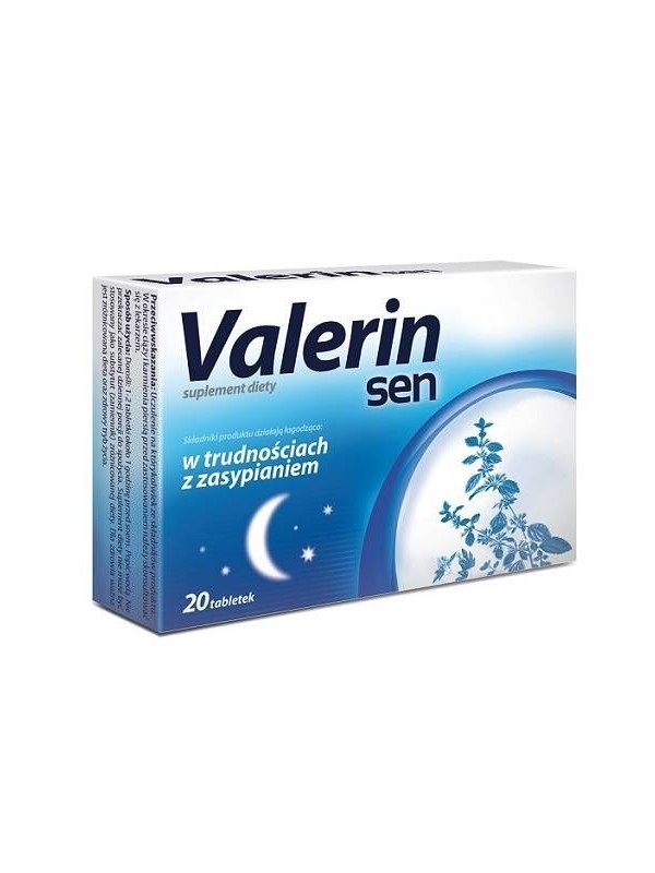 Valerin sen 20 tabletek