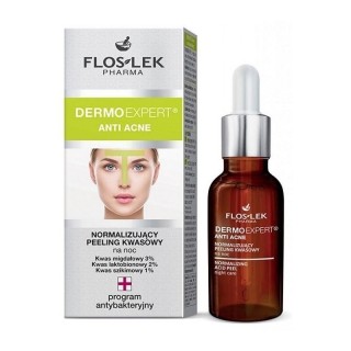 Floslek DERMOEXPERT ANTI ACNE normalizing Night acid Peeling 30 ml