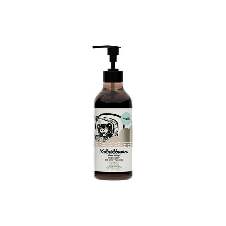 YOPE Shower Gel Incense and Rosemary 400 ml