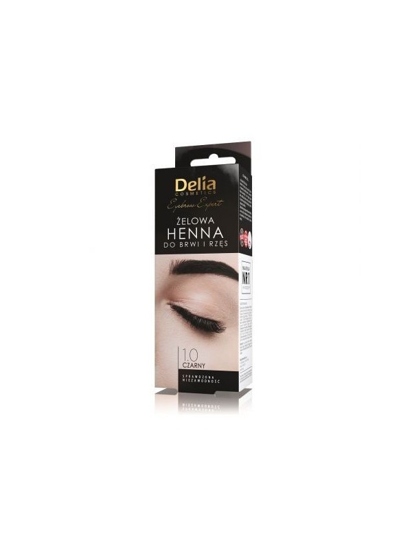 Delia Henna do brwi żelowa 1.0 Czarny