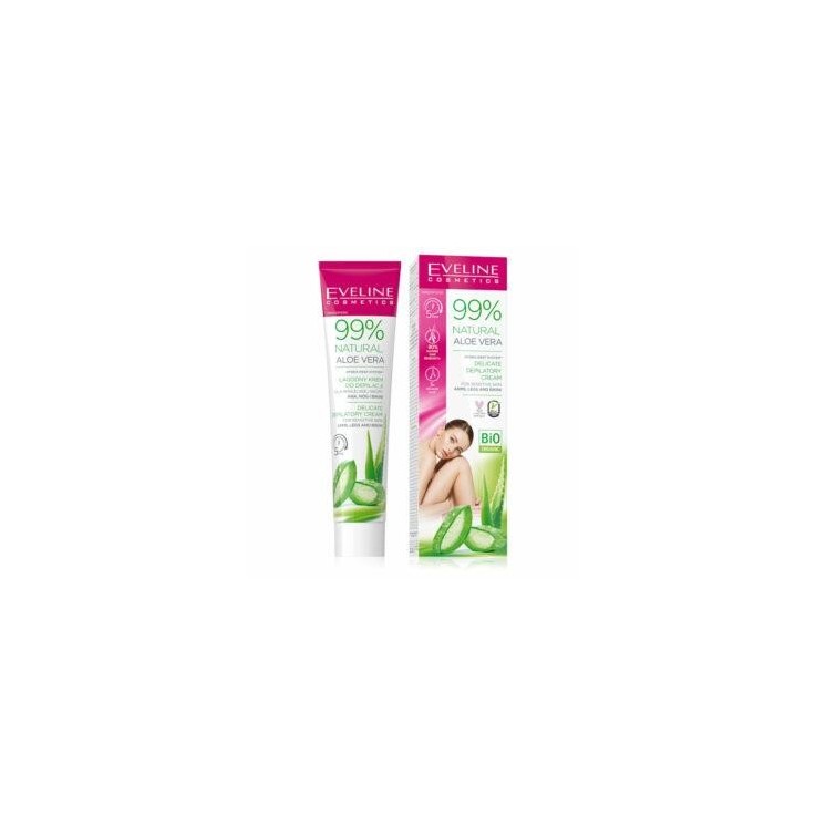 Eveline 99% Natural Aloe Vera ultra-gentle Set for depilation of face and chin 20 ml