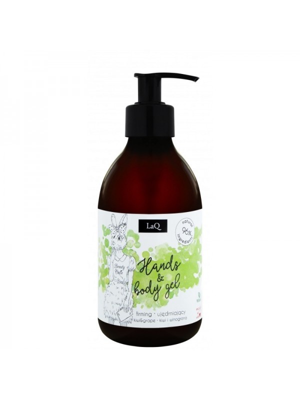 LaQ Bunny Kiwi Shower gel with the scent of Kiwi and Grapes 300 ml