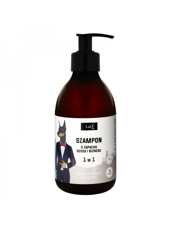 LaQ Doberman Energizing hair shampoo for men 300 ml