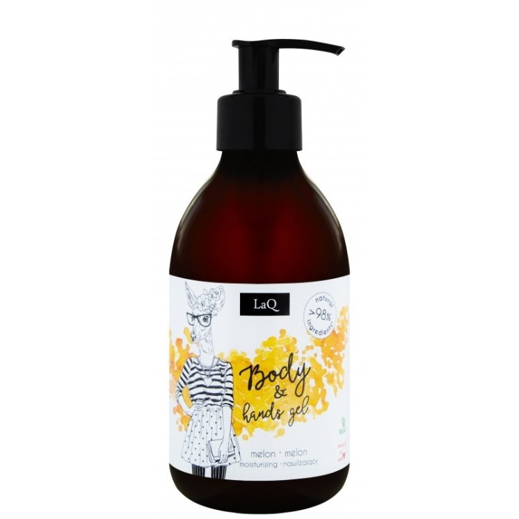 LaQ Body & Hands Gel Żel pod prysznic nawilżający z ekstraktem z Melona 300 ml