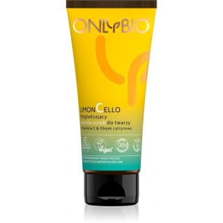 ONLYBIO Limoncello wygładzający Granita Scrub do twarzy Witamina C & Olejek cytrynowy 75 ml