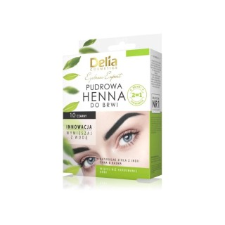 Delia Henna do brwi pudrowa 1.0 Czarna 4 g (30-06-2023)