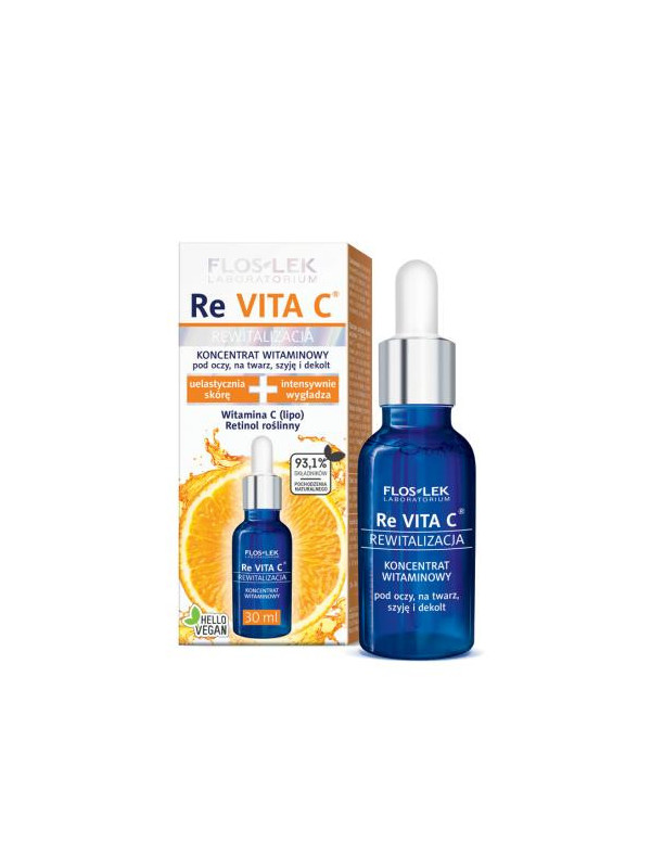 Floslek Re VITA C revitalizing face Serum for mature skin with Vitamin C 30 ml