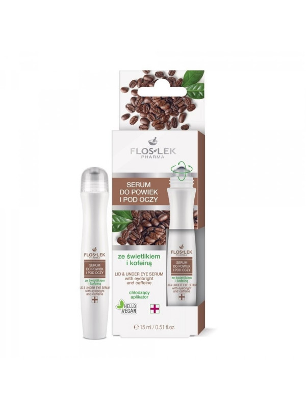 Floslek Serum for eyelids and under the eyes with eyebright and caffeine 15 ml