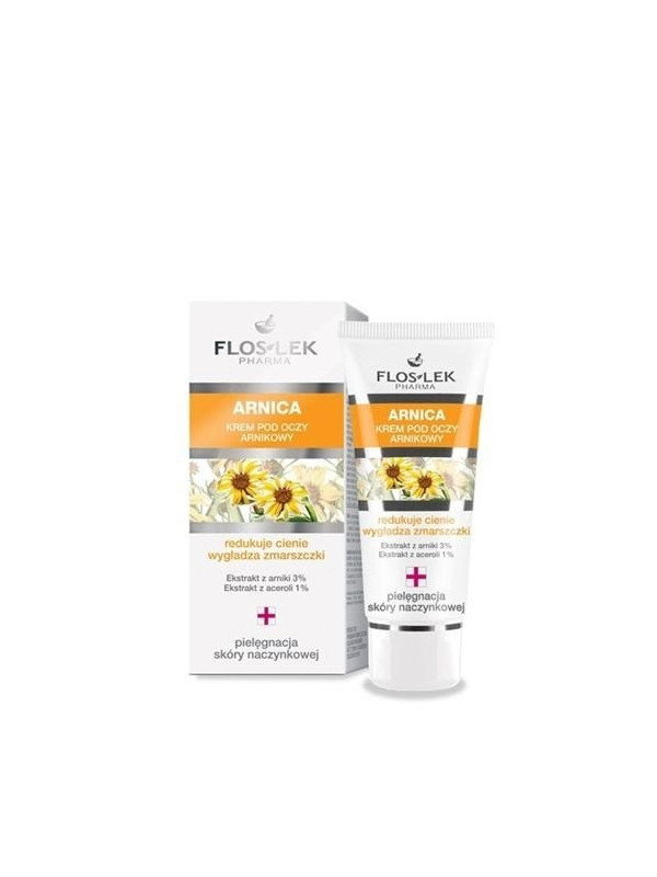 Floslek ARNICA Krem pod oczy Arnikowy redukuje cienie i wygładza zmarszczki 30 ml