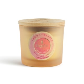 Flagolie natural soy candle for aromatherapy Rose Joy 170 g