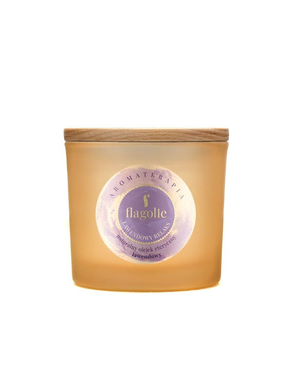 Flagolie natural Soy candle for aromatherapy Lavender Relax 170 g