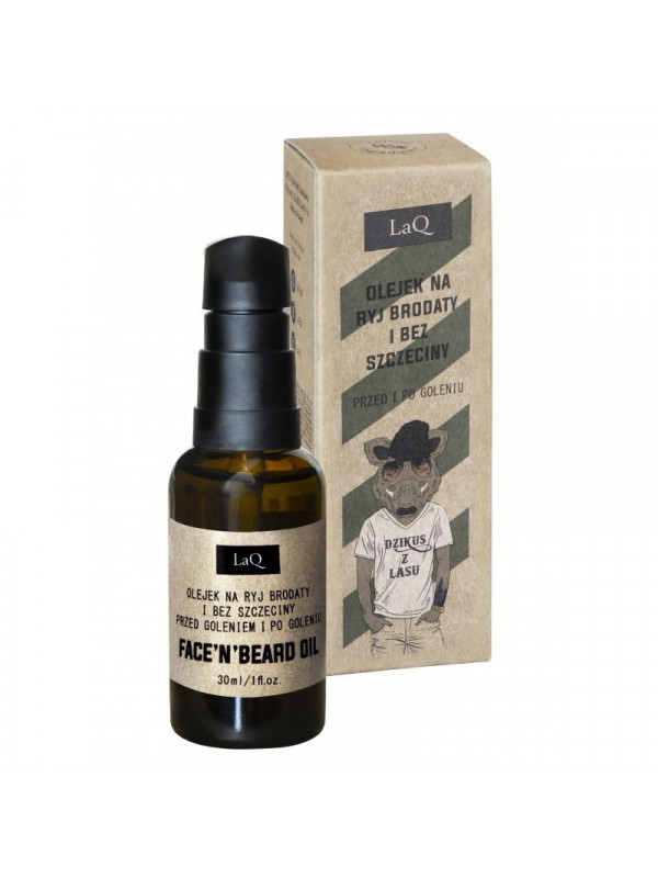 LaQ Savage from the Forest Aftershave i do beard oil 30 ml