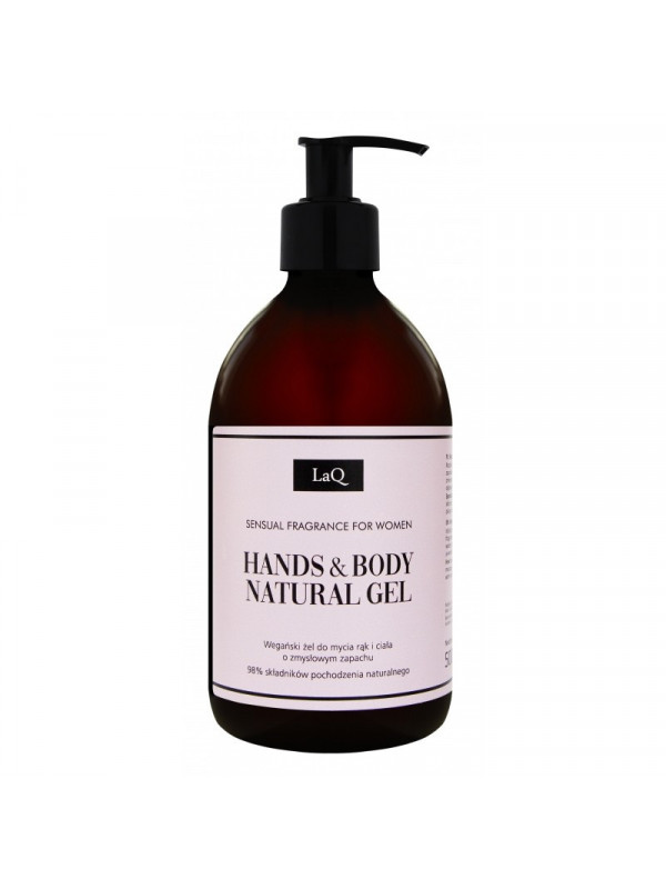 LaQ Hands & Body Sensual vegan hand and body wash gel for women 500 ml