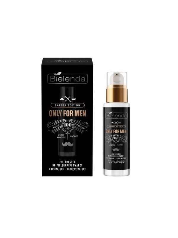 Bielenda ONLY FOR MEN BARBER EDITION Moisturizing and energizing face gel-booster for men 30 ml