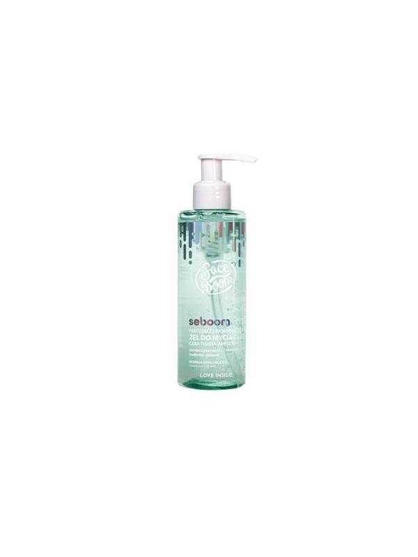 FaceBoom SEBOOM mattifying and normalizing face wash gel Niezawodny Pomocnik 200 g