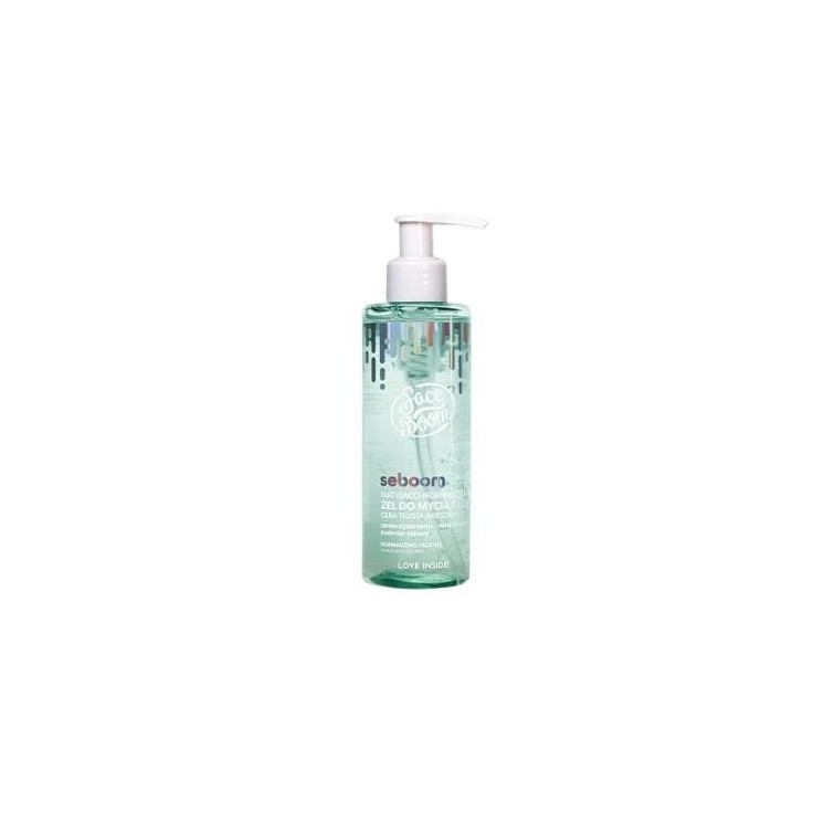 FaceBoom SEBOOM mattifying and normalizing face wash gel Niezawodny Pomocnik 200 g