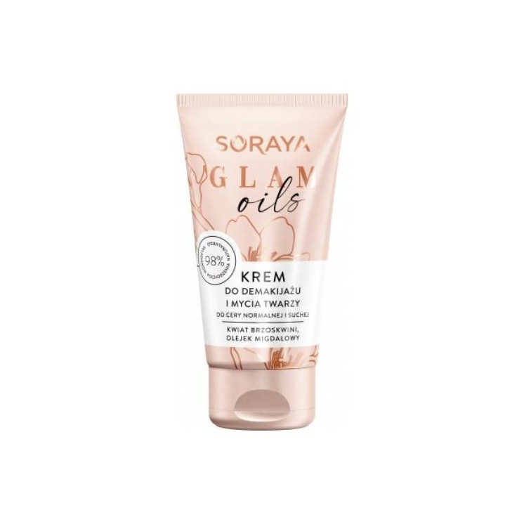 Soraya GLAM OILS Krem do demakijażu i mycia twarzy 125 ml
