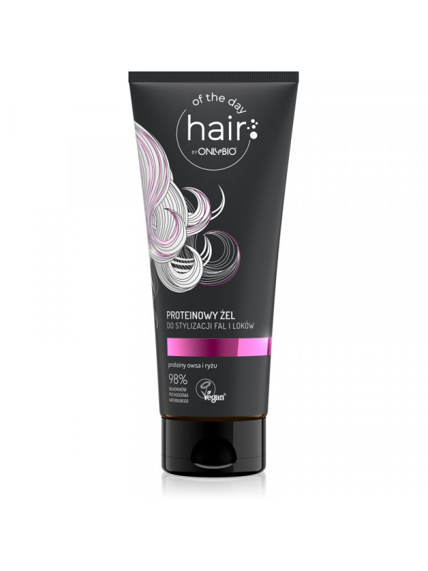 ONLYBIO Hair of the day protein styling gel for waves and curls 200 ml