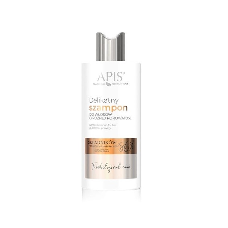 Apis Trichological Care delikatny Szampon do włosów o różnej porowatości 300 ml
