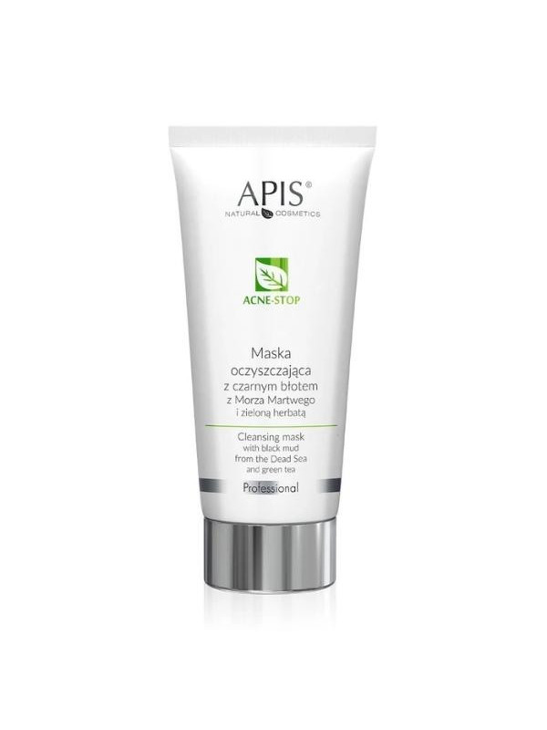 Apis Acne - Stop cleansing mask with green tea and Dead Sea mud 200 ml