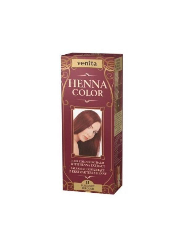 Venita Henna Color Balsam koloryzujący z ekstraktem z henny /11/ Burgund 75 ml