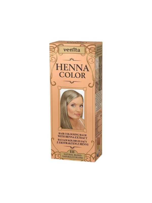 Venita Henna Color Coloring balm with henna extract /111/ Natural Blond 75 ml