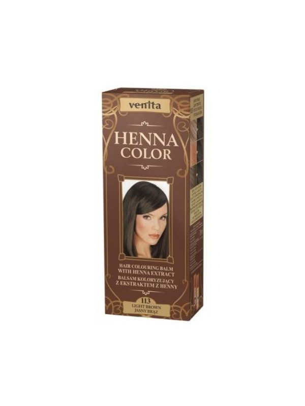 Venita Henna Color Coloring balm with henna extract /113/ Light Brown 75 ml